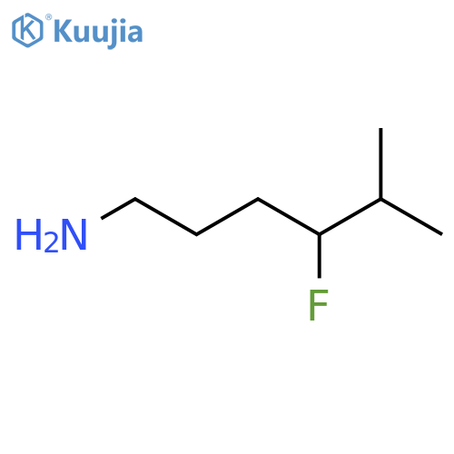 4-Fluoro-5-methylhexan-1-amine structure