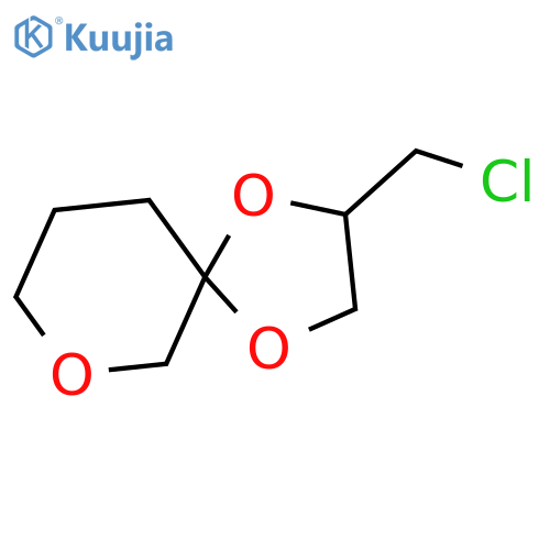 2-(chloromethyl)-1,4,7-trioxaspiro4.5decane structure