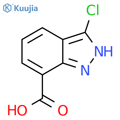 3-Chloro-1H-indazole-7-carboxylic acid structure
