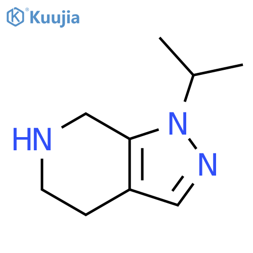 1H-Pyrazolo[3,4-c]pyridine, 4,5,6,7-tetrahydro-1-(1-methylethyl)- structure