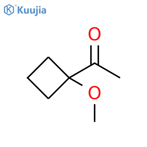 1-(1-methoxycyclobutyl)ethan-1-one structure
