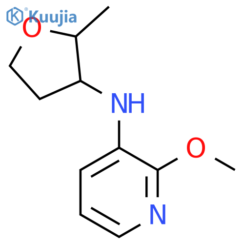 2-methoxy-N-(2-methyloxolan-3-yl)pyridin-3-amine structure