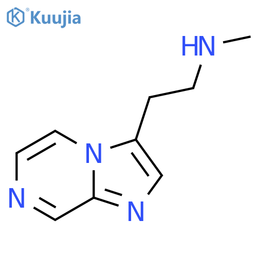 (2-{imidazo1,2-apyrazin-3-yl}ethyl)(methyl)amine structure