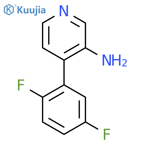 4-(2.5-Difluorophenyl)pyridin-3-amine structure