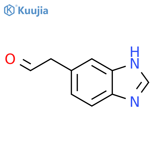 2-(1H-1,3-benzodiazol-5-yl)acetaldehyde structure