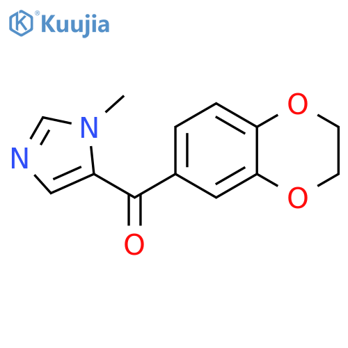 5-(2,3-Dihydro-1,4-benzodioxine-6-carbonyl)-1-methyl-1H-imidazole structure