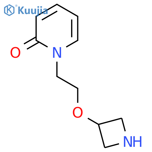 1-[2-(Azetidin-3-yloxy)ethyl]-1,2-dihydropyridin-2-one structure