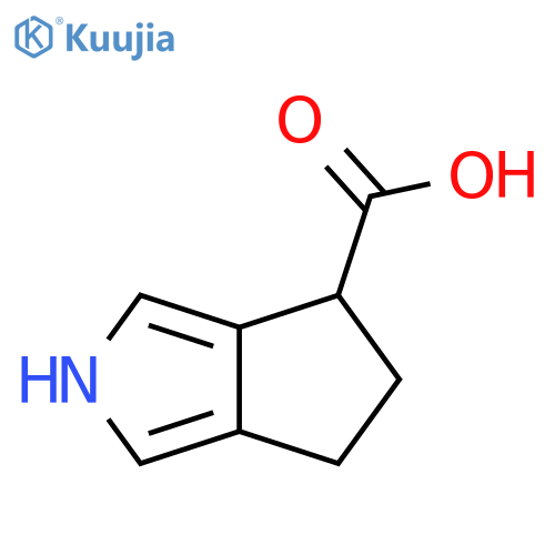 Cyclopenta[c]pyrrole-4-carboxylic acid, 2,4,5,6-tetrahydro- structure
