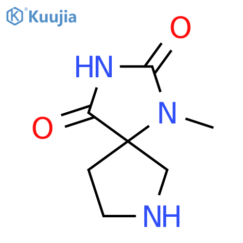 1-methyl-1,3,7-triazaspiro4.4nonane-2,4-dione structure