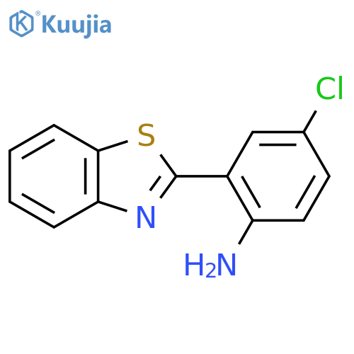 2-(1,3-Benzothiazol-2-yl)-4-chloroaniline structure