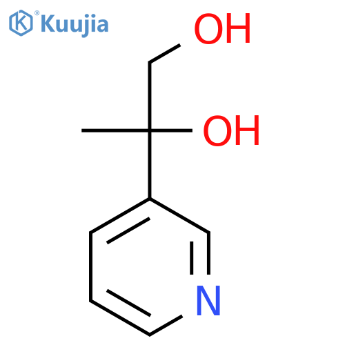 2-(Pyridin-3-yl)propane-1,2-diol structure