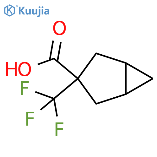 3-(trifluoromethyl)bicyclo3.1.0hexane-3-carboxylic acid structure
