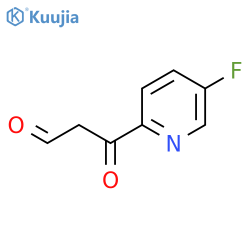 3-(5-Fluoropyridin-2-yl)-3-oxopropanal structure