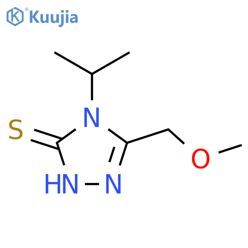 5-(Methoxymethyl)-4-(propan-2-yl)-4h-1,2,4-triazole-3-thiol structure