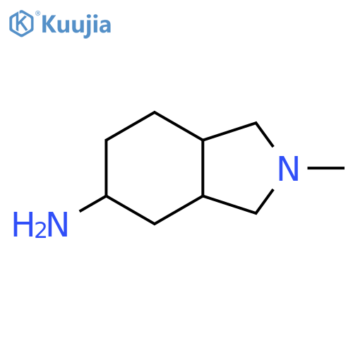 2-methyl-octahydro-1H-isoindol-5-amine, Mixture of diastereomers structure