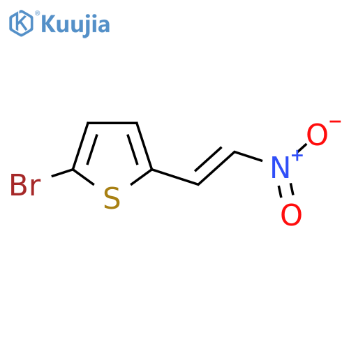 2-Bromo-5-[(1E)-2-nitroethenyl]thiophene structure