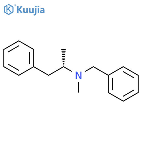 Benzeneethanamine, N,a-dimethyl-N-(phenylmethyl)-, (aS)- structure