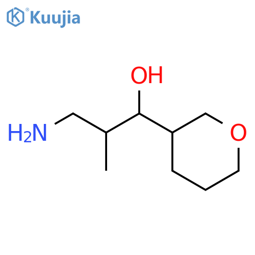 2H-Pyran-3-methanol, α-(2-amino-1-methylethyl)tetrahydro- structure
