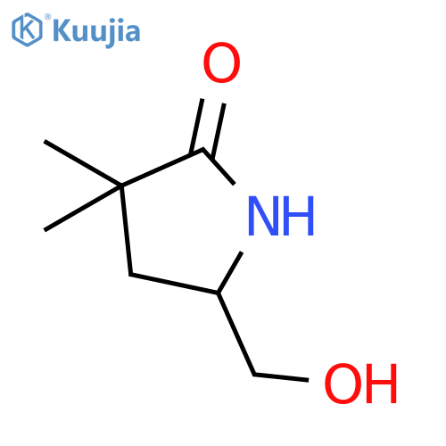 (5S)-5-(hydroxymethyl)-3,3-dimethylpyrrolidin-2-one structure