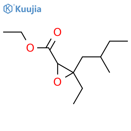 Ethyl 3-ethyl-3-(2-methylbutyl)oxirane-2-carboxylate structure