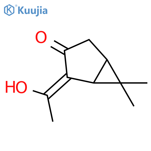 Bicyclo[3.1.0]hexan-3-one,2-(1-hydroxyethylidene)-6,6-dimethyl-, (1S,5R)- structure