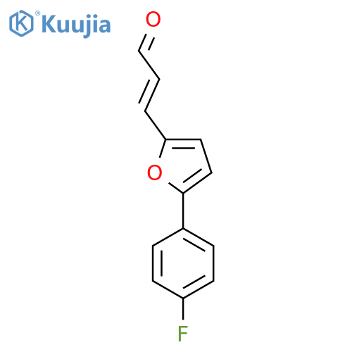 3-5-(4-fluorophenyl)furan-2-ylprop-2-enal structure