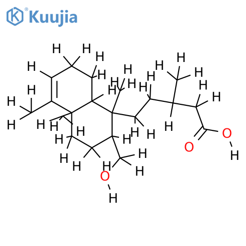 (-)-17-hydroxy-neo-clerod-3-en-15-oic-acid structure