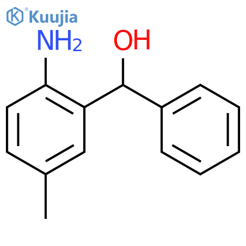 (2-Amino-5-methylphenyl)(phenyl)methanol structure