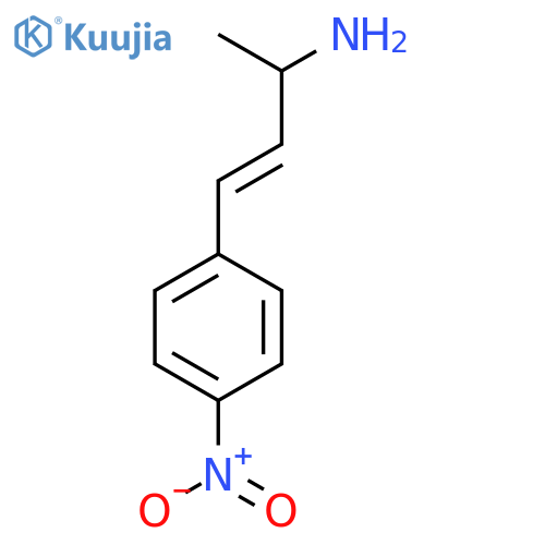 4-(4-nitrophenyl)but-3-en-2-amine structure