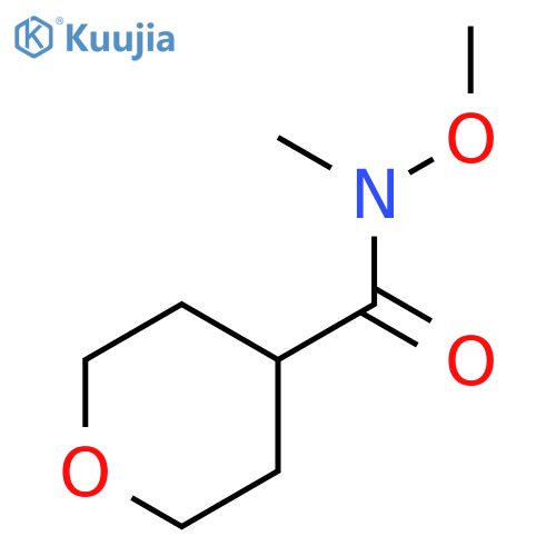 N-Methoxy-N-methyltetrahydro-2H-pyran-4-carboxamide structure