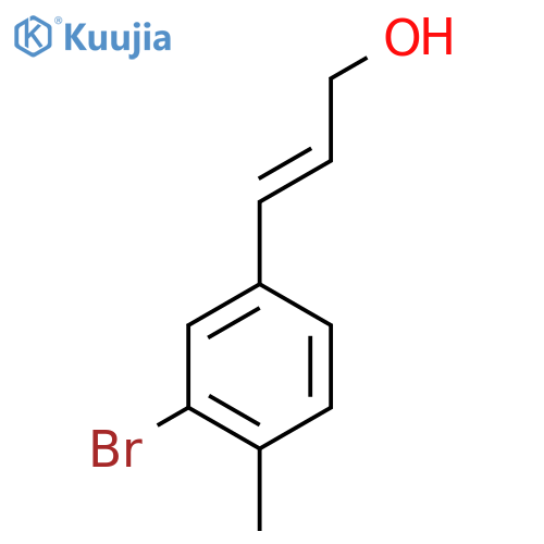 3-(3-bromo-4-methylphenyl)prop-2-en-1-ol structure
