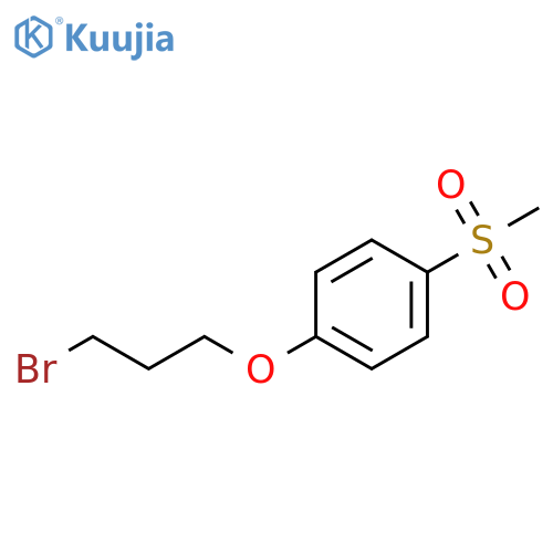 1-(3-bromopropoxy)-4-methanesulfonylbenzene structure
