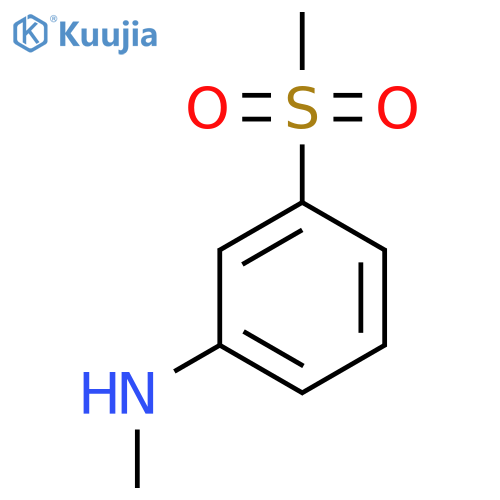 3-Methanesulfonyl-N-methylaniline structure