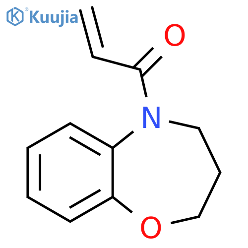 1-(3,4-Dihydro-1,5-benzoxazepin-5(2H)-yl)-2-propen-1-one structure