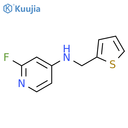 2-Fluoro-N-(thiophen-2-yl)methylpyridin-4-amine structure