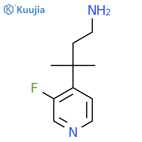 3-(3-fluoropyridin-4-yl)-3-methylbutan-1-amine structure