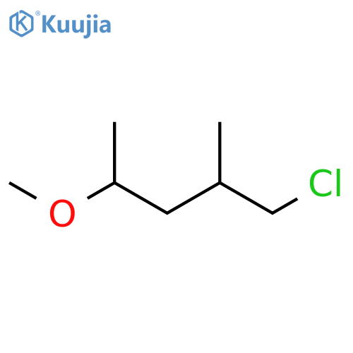 Pentane, 1-chloro-4-methoxy-2-methyl- structure
