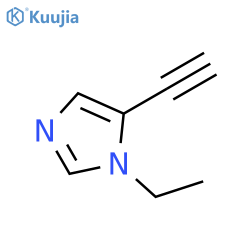 1-ethyl-5-ethynyl-1H-imidazole structure