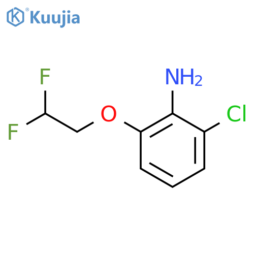 2-chloro-6-(2,2-difluoroethoxy)aniline structure
