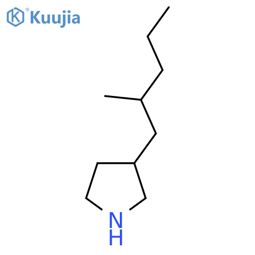 3-(2-methylpentyl)pyrrolidine structure