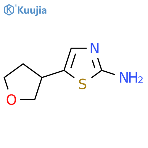 5-(Tetrahydrofuran-3-yl)thiazol-2-amine structure
