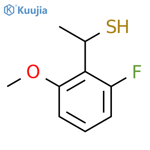 1-(2-Fluoro-6-methoxyphenyl)ethane-1-thiol structure