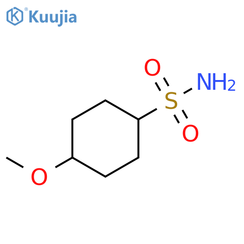 4-methoxycyclohexane-1-sulfonamide, Mixture of diastereomers structure