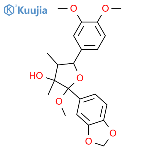 7,7'-Epoxy-8,8'-lignan-3,3',4,4',7,8-hexol; (7S,7'R,8R,8'S)-form, 3,4-Methylene, 3',4',7-tri-Me ether structure