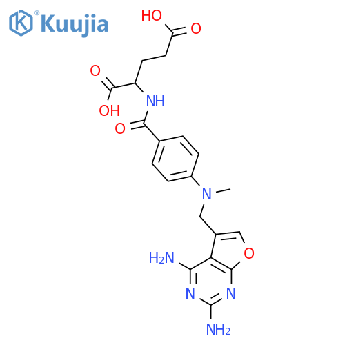 N-4-(2,4-Diaminofuro2,3-dpyrimidin-5-yl)methylmethylaminobenzoyl-L-glutamic Acid structure
