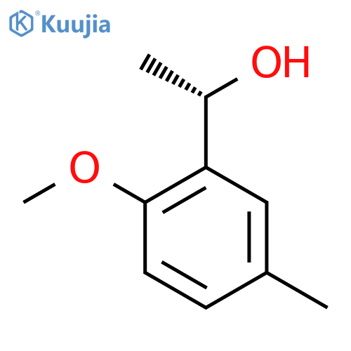 (1S)-1-(2-methoxy-5-methylphenyl)ethan-1-ol structure