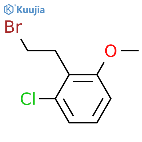 2-(2-bromoethyl)-1-chloro-3-methoxybenzene structure