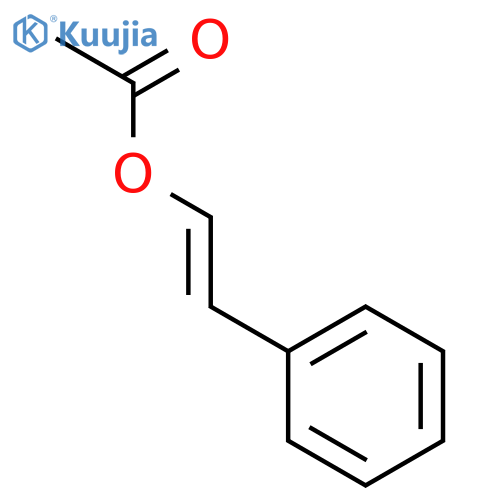 Ethenol, 2-phenyl-,1-acetate, (1Z)- structure