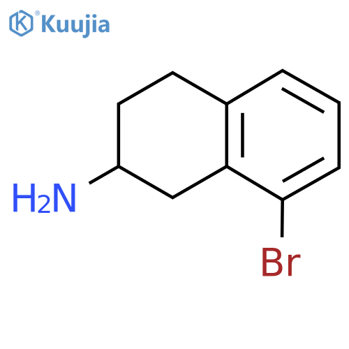 8-Bromo-1,2,3,4-tetrahydronaphthalen-2-amine structure