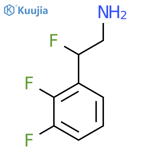 2-(2,3-difluorophenyl)-2-fluoroethan-1-amine structure